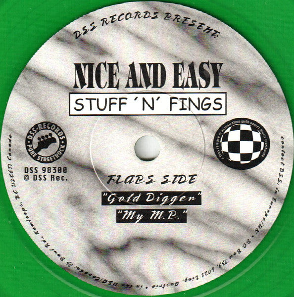 Nice And Easy : Stuff 'N' Fings (7", Gre)