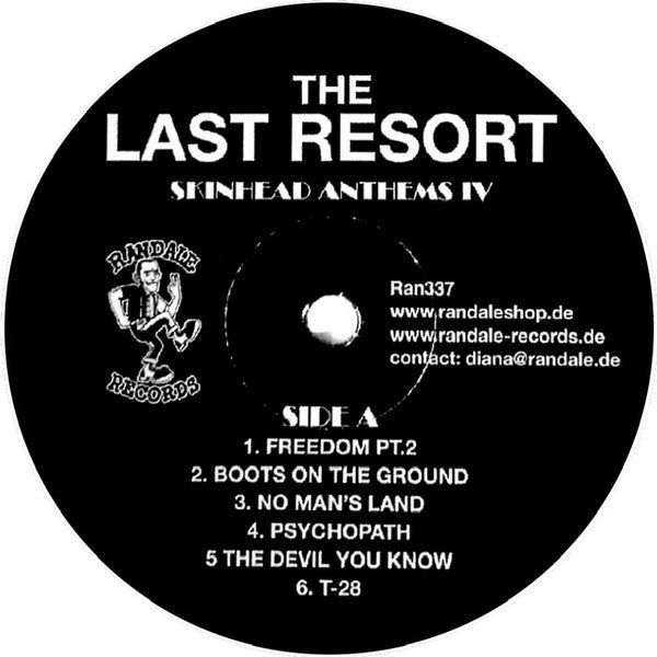 The Last Resort : Skinhead Anthems IV (LP, Album)