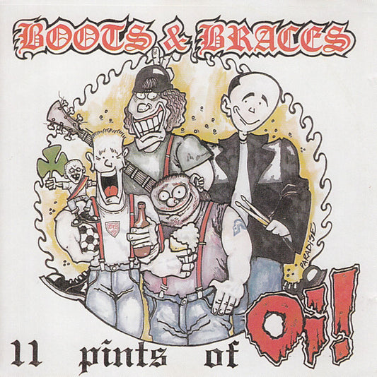 Boots & Braces : 11 Pints Of Oi! (CD, Album, RP)