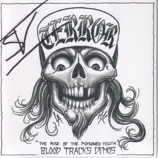 Terror (3) : The Rise Of The Poisoned Youth - Blood Tracks Demos (7", Ltd, Gre)