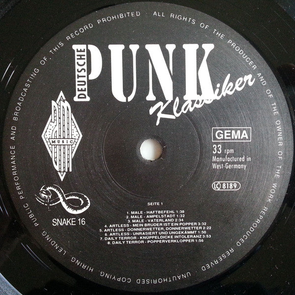 Various : Deutsche Punk Klassiker (LP, Comp)