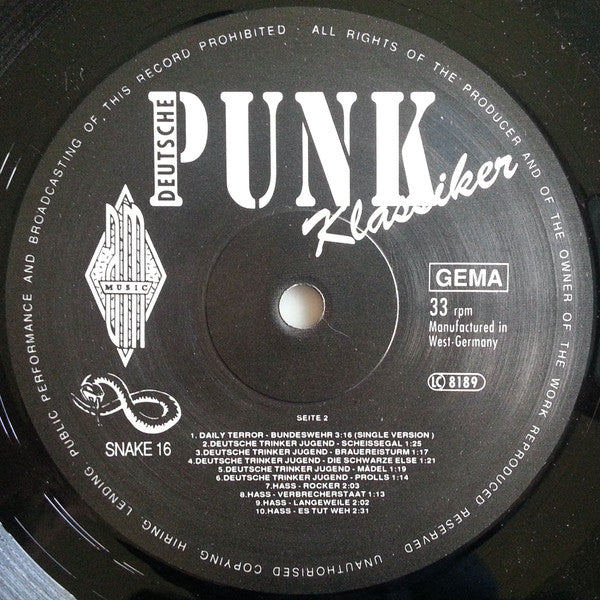 Various : Deutsche Punk Klassiker (LP, Comp)