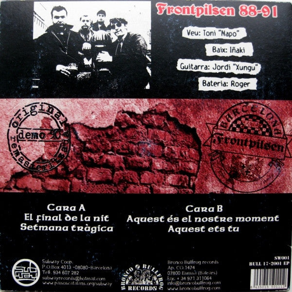 Frontpilsen : Aquest És El Nostre Moment (7", EP, RE)