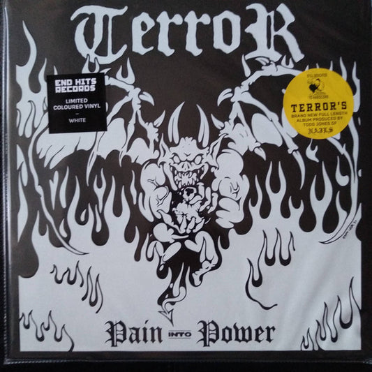 Terror (3) : Pain Into Power (LP, Album, Ltd, Whi)