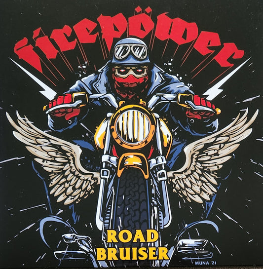 Firepöwer : Road Bruiser (7", EP, Red)