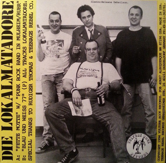 Die Lokalmatadore : Punk Rock Band In Mulheim / Ruhr EP (7", EP)