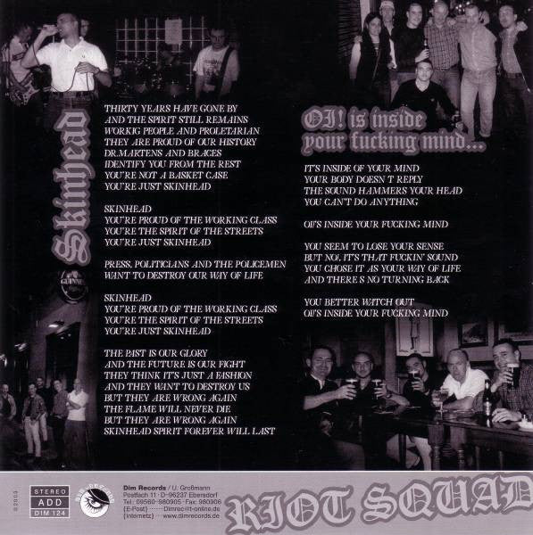 Riot Squad (5) : Skinhead (7", EP, Blu)