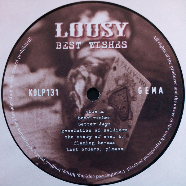 Lousy : Best Wishes (LP, Album)