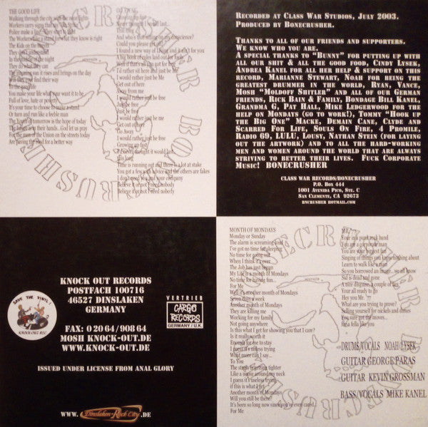 Bonecrusher : The Good Life (12", S/Sided)