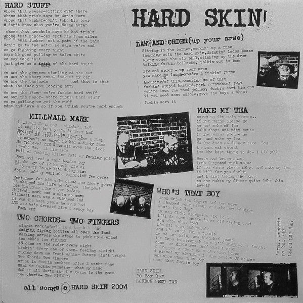Hard Skin (2) : Same Meat Different Gravy (LP, Album, Pic)