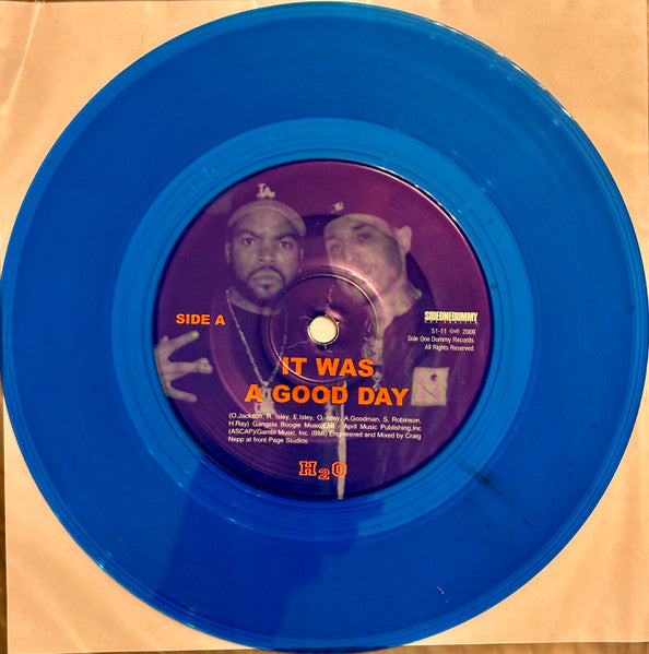H2O (7) : It Was A Good Day / I Want More (7", Blu)