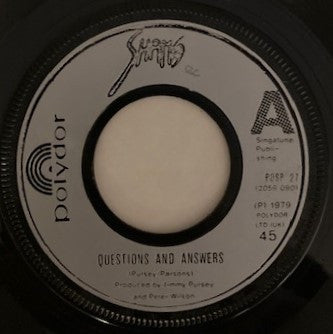 Sham 69 : Questions And Answers (7", Single, lar)