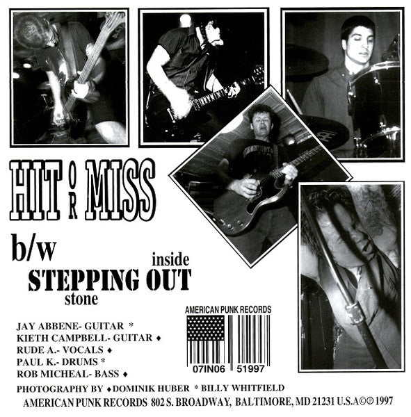 Jakkpot : Hit Or Miss (7", Single, Cle)