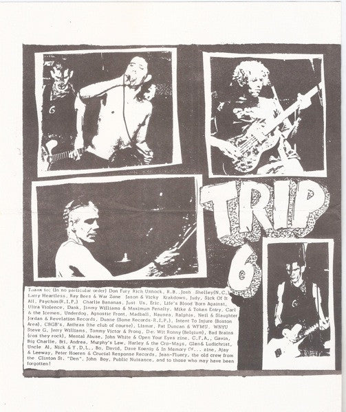 Trip 6 : No Defeat! No Submission! EP (7", EP, RP)