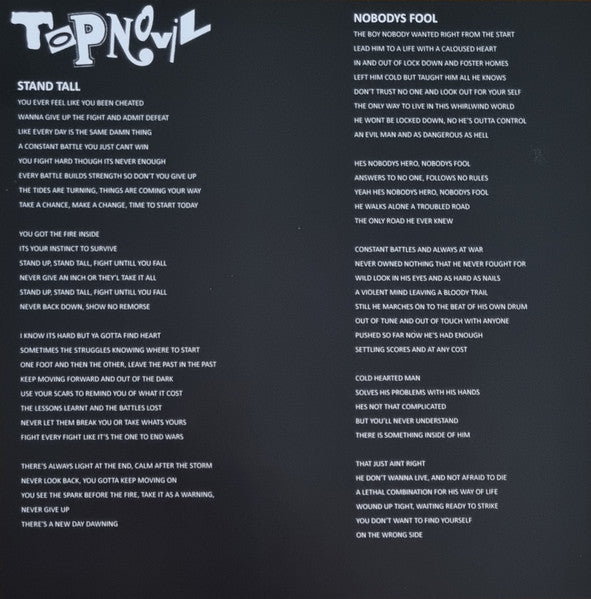 Topnovil : Stand Tall (7", EP, Ltd)