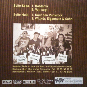 Molotow Soda : Kordsofa (7", EP)