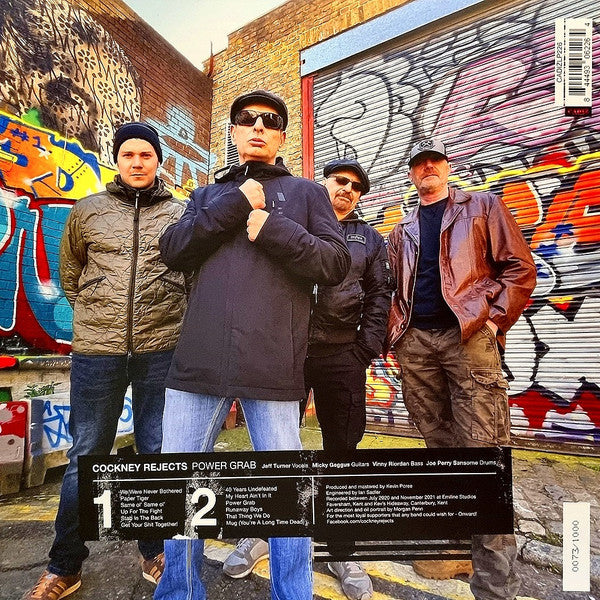 Cockney Rejects : Power Grab (LP, Album, Ltd, Num, Blu)
