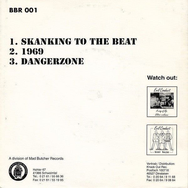 Bouncing Soles Feat. Evil Conduct : Pull On Your Boots (7", EP, RE)