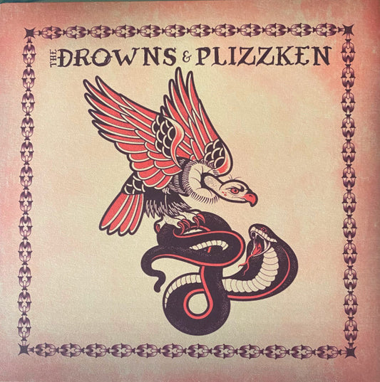 The Drowns & Plizzken : The Drowns & Plizzken (7", Ltd, Red)