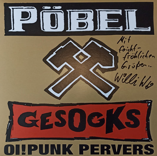 Pöbel Und Gesocks : Oi! Punk Pervers (12", MiniAlbum, Enh, Ltd, Unofficial, Gol)
