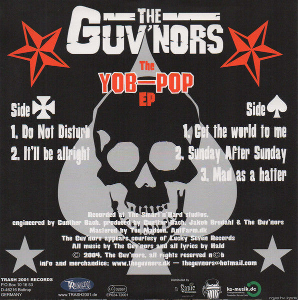 The Guv'nors : Yob-Pop (7", EP)