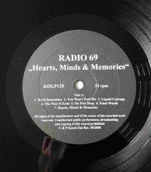 Radio 69 : Hearts Minds & Memories (LP, Album)
