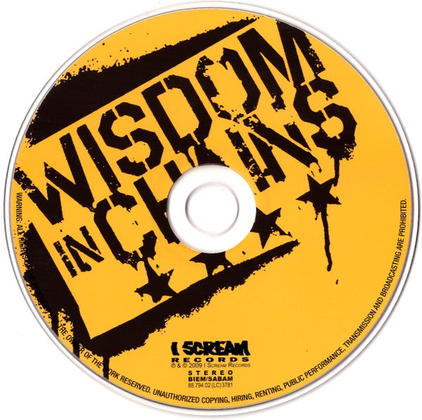 Wisdom In Chains : Everything You Know (CD, Album)