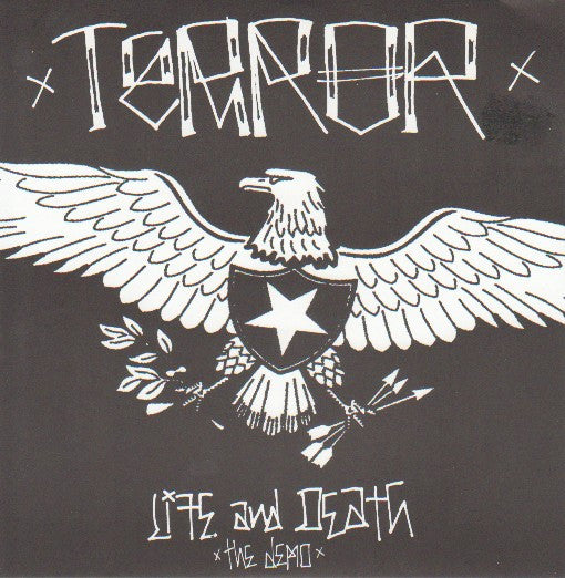 Terror (3) : Life And Death - The Demo (7", Cle)