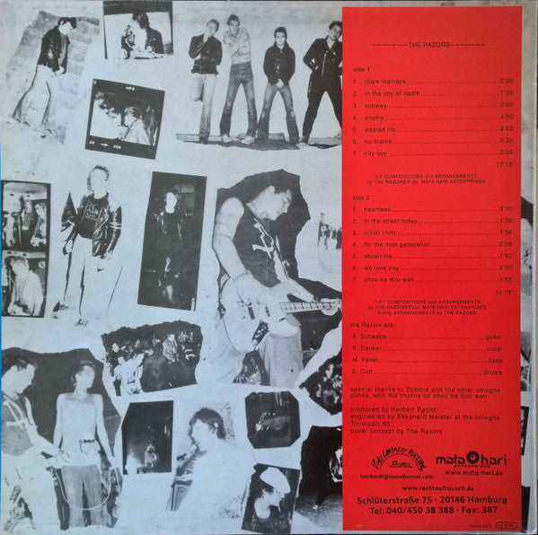 Razors (2) : Razors (LP, Album, RE)