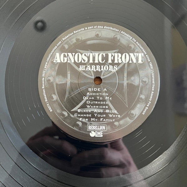 Agnostic Front : Warriors  (LP, Album, RE, RP, Gat)
