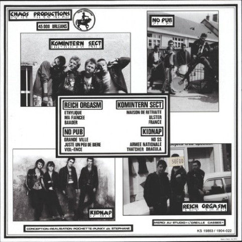 Komintern Sect / Kidnap (4) / Reich Orgasm / No Pub : Apocalypse Chaos (LP, RE, RP)