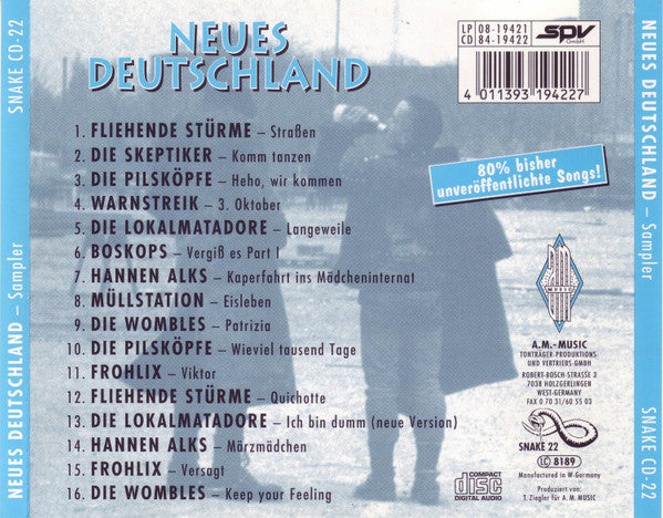 Various : Neues Deutschland (CD, Comp)