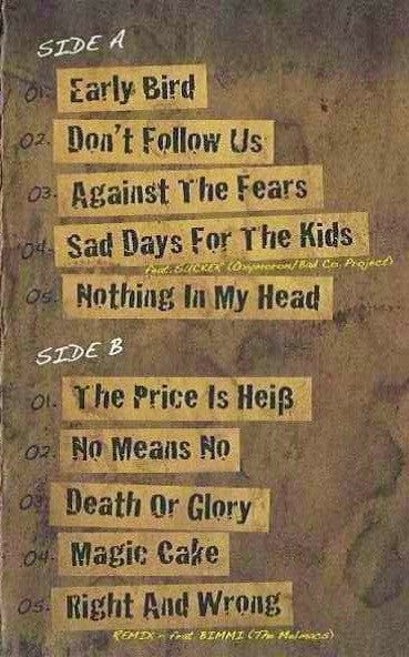 The Spartanics : Sad Days For The Kids (Cass, Album, Ltd, Num)
