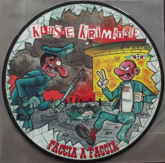 Klasse Kriminale : Faccia A Faccia (LP, Album, Pic, RE)