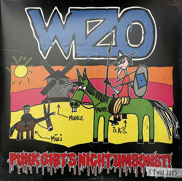 WIZO : Punk Gibt's Nicht Umsonst! (Teil III) (2xLP, Album, Ltd, RE, Blu)