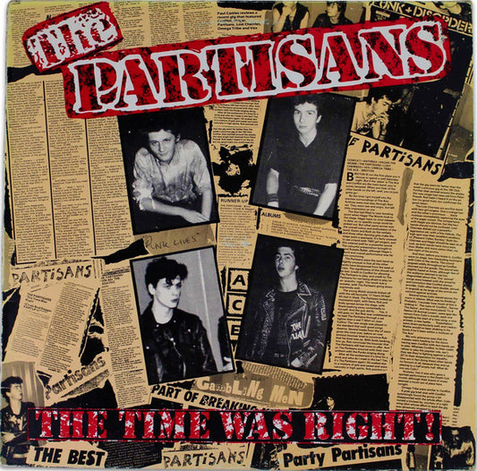 The Partisans : The Time Was Right! (LP, Album, RE)