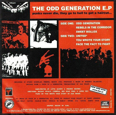 Voice Of A Generation : The Odd Generation E.P (7", EP)