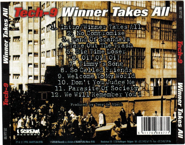 Tech 9 (2) : Winner Takes All (CD, Album)
