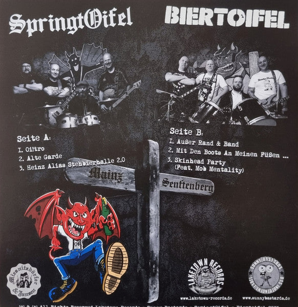 Springtoifel  /  Biertoifel : Die Rechte Und Die Linke Hand Des Toifels (12", EP, RP, Whi)