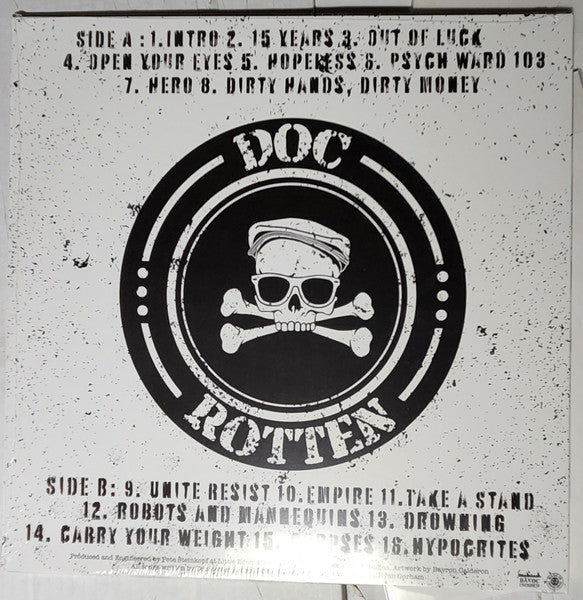 Doc Rotten : Unite Resist (LP, Album, Ltd, Whi)