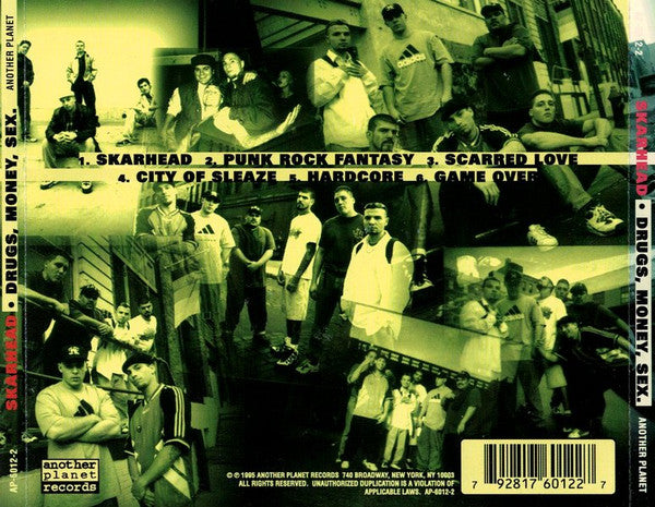 Skarhead : Drugs, Money, Sex. (CD, EP)