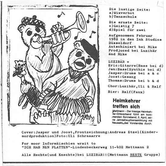 Luzibär : Geistig 7 (7", EP)