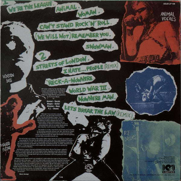 Anti-Nowhere League : We Are...The League (LP, Album, RE + 7", Single + Ltd)