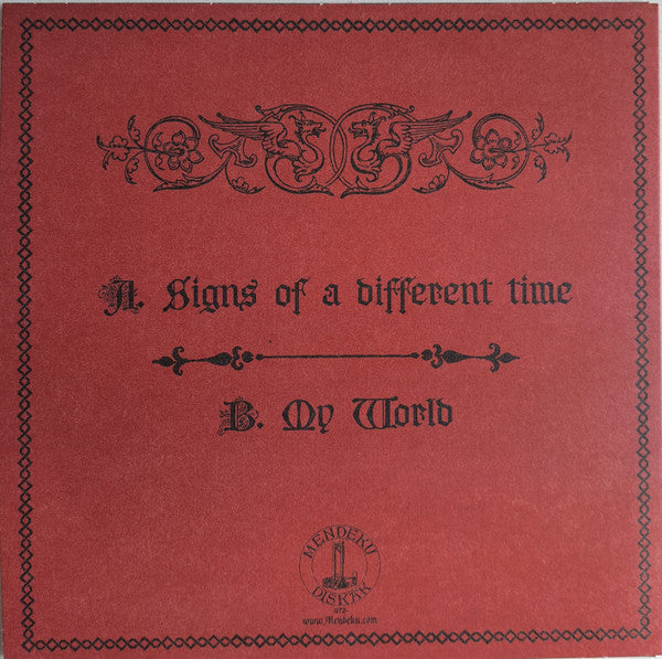 Castillo (7) : Signs Of A Different Time (7", Ltd)