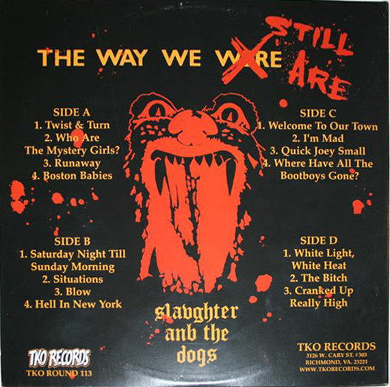 Slaughter And The Dogs : A Dog Day Afternoon (2xLP, Yel)