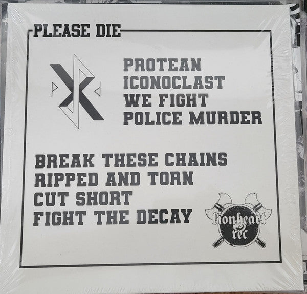 Please Die! : Ripped & Torn (LP, Ltd, Num, Whi)