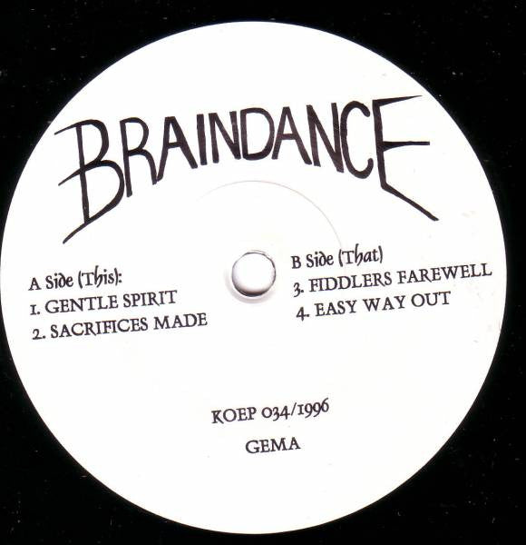 Braindance : Gentle Spirit (7", EP)