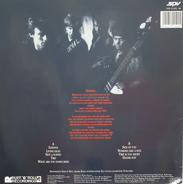 Destination Zero (2) : Survive (LP, Album)