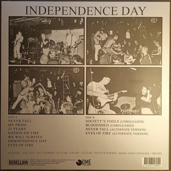 Bruisers : Independence Day (LP, Album, Ltd, RP, Sil)