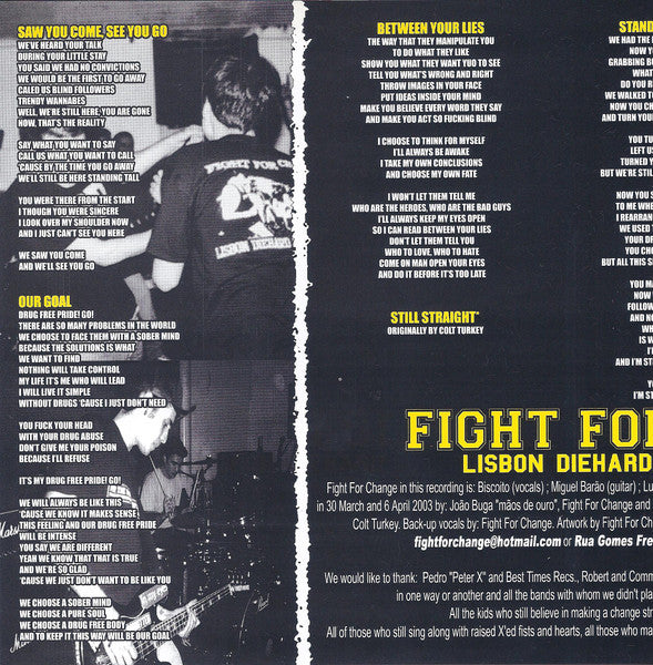 Fight For Change : The Demo Sessions (7")